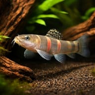 Schistura balteata in a planted aquarium - view 1