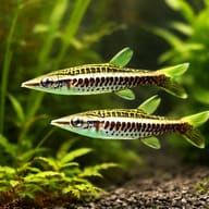 Tube-Mouthed Pencilfish group in planted aquarium visual — representative image - view 2