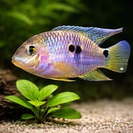 Twin-Spot Cichlid (Aequidens metae) - scale view — representative image - view 4