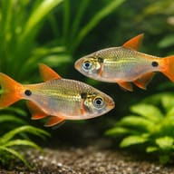 Two-Spot Astyanax — pair in a planted aquarium — representative image - view 2