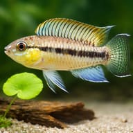 Uapesi Dwarf Cichlid urubaxi — close view showing fin and scale detail — representative image - view 4