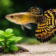 Poecilia reticulata male tiger — Vibrant Male Tiger Guppy - Perfect for UK Aquariums - view 4