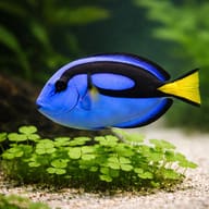 Palette surgeonfish — Vibrant Paracanthurus Hepatus Surgeon Fish for UK — close view showing fin and scale detail - view 4