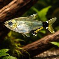White-Spot Tetra in a planted driftwood aquarium — representative image - view 1