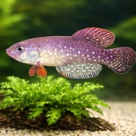 Wolterstorff's Pearl Killifish scale and planting reference view - view 4