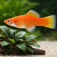 Wien Swordtail Fish close view showing fin and scale detail — representative image - view 4