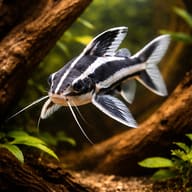 Humbug Catfish, Striped Rap — Xiphophorus Maculatus — Catfish cory pleco — representative image - view 1