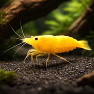 Yellow Fire Shrimp (Neocaridina davidi) — representative image - view 1