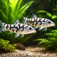 Yoyo Loach — Loach & Algae Eater — pair in a planted aquarium — representative image - view 2