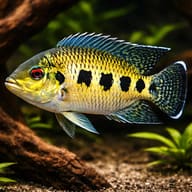 Spotted Tilapia / Tiger Cichlid (Pelmatolapia mariae) - aquarium view — representative image - view 1