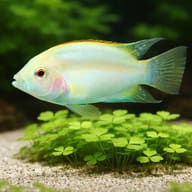 Zebra Cichlid xant. — close view showing fin and scale detail — representative image - view 4