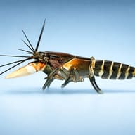 Zebra Crayfish side view showing striped body and claws — representative image - view 3