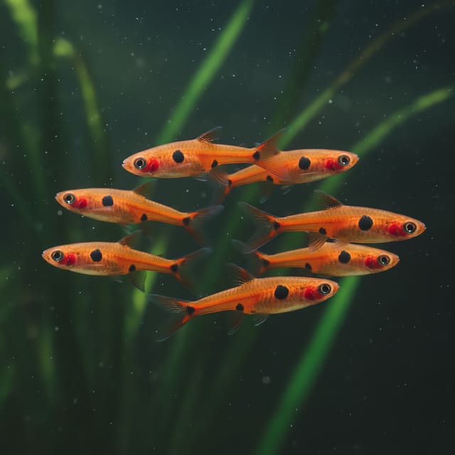 10 X Dwarf Rasbora (Boraras maculatus)