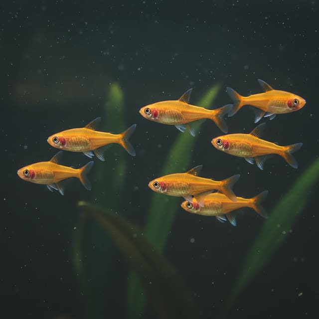 10 X Ember Tetras (Hyphessobrycon amandae)