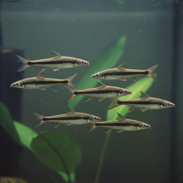 10 X Siamese Algae Eater (Crossocheilus cf. langei)