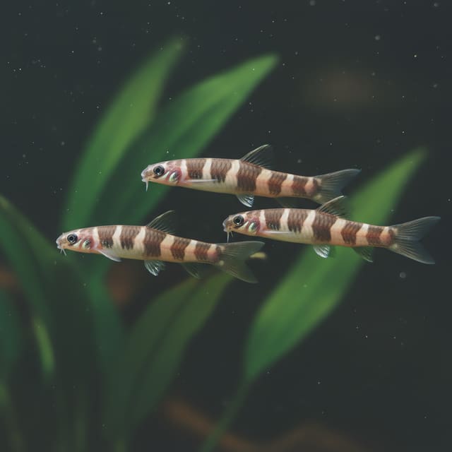 3 X Kuhli Loach (Acanthophthalmus kuhli)