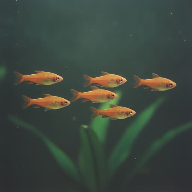 5 X Cherry Barbs (Barbus Capoeta titteya)