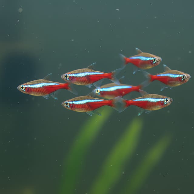 50 X Cardinal Tetras (Cheirodon axelrodi CB)