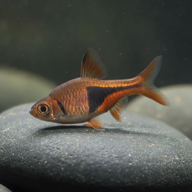 6 × Harlequin Rasboras (Trigonostigma heteromorpha)