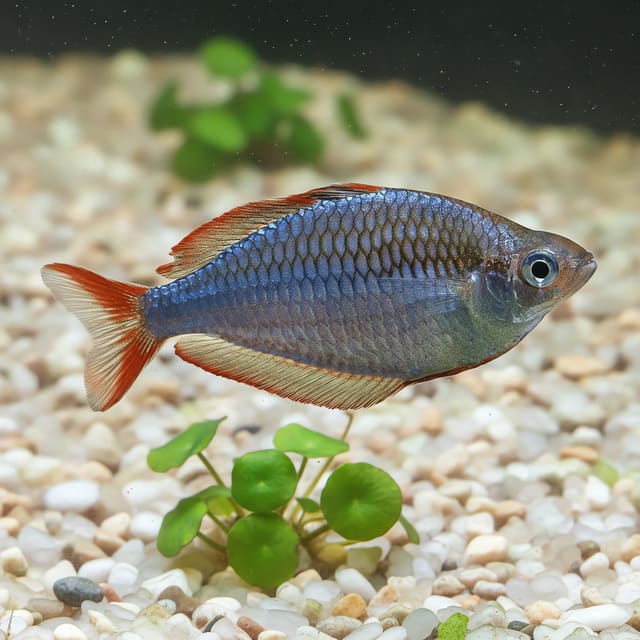6 × Neon Dwarf Rainbowfish (Melanotaenia praecox)