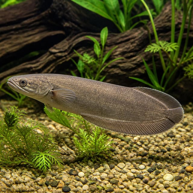 African bonytongue Heterotis niloticus live freshwater fish 30-40 cm