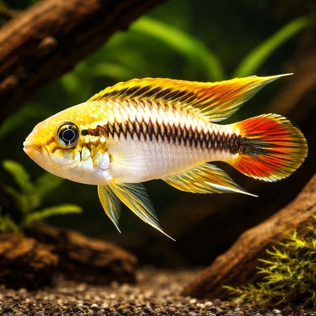 Agassiz´s blue dwarf cichlid — Fresh Water Fish