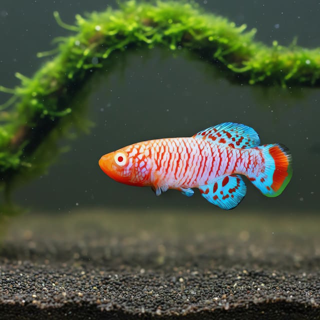 Albino Rachow's Killifish Nothobranchius rachovii source photo