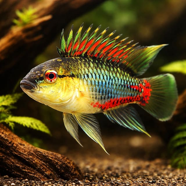 Red Hongsloi Dwarf Cichlid Apistogramma hongsloi
