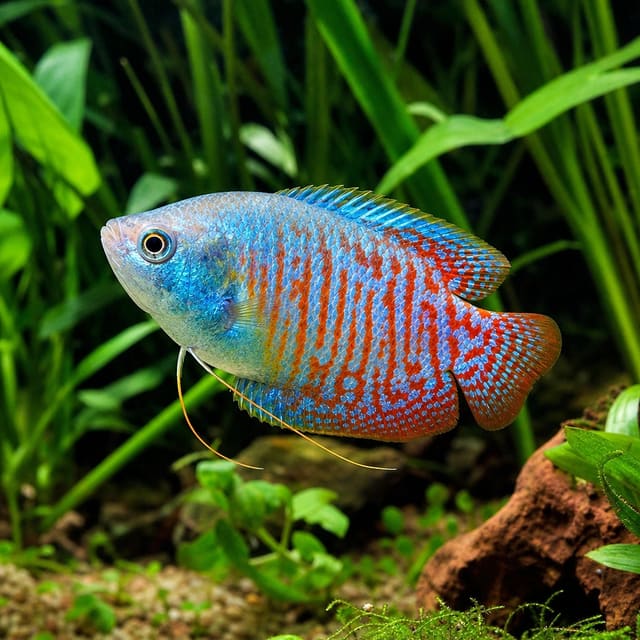 Assorted Male Dwarf Gourami XL (Colisa lalia)