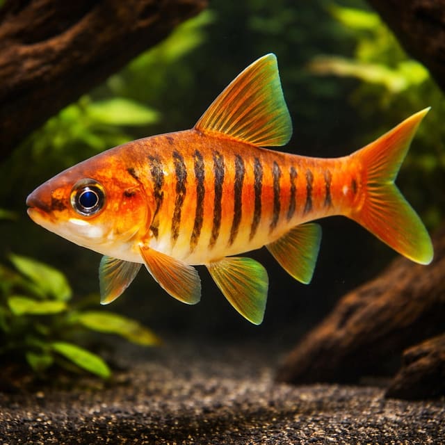 Barbus fasciolatus/ barilioides 3,5 - 4, — Fresh Water Fish
