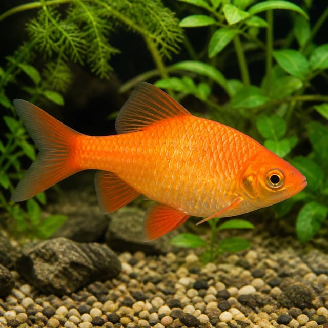 Orange Rosy Barb Puntius conchonius 3-3.5 cm live freshwater aquarium fish