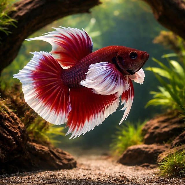 Betta spl. male plakat big ears mix — betta fish temperature — Betta Fighter fish UK — representative image