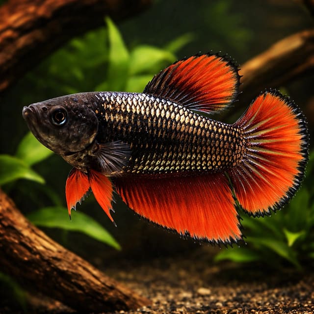 Betta spl. female Halfmoon dragon XL — Fresh Water Fish