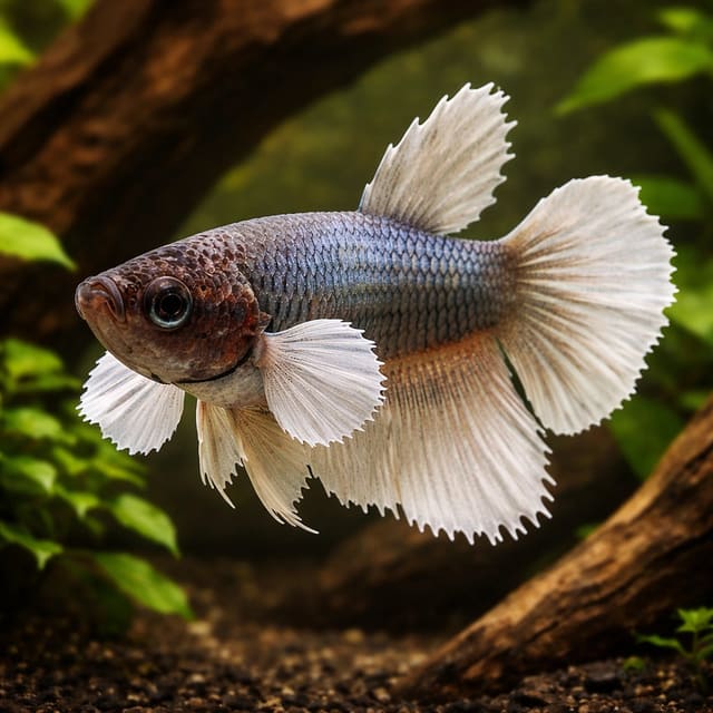 Betta spl. female SuperDelta big ears mix M — Fresh Water Fish