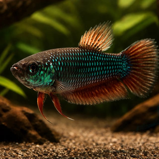 Betta spl. female Wild Smaragdina Guitar L — representative image