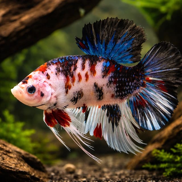 Betta spl. male giant koi 6 - — Fresh Water Fish