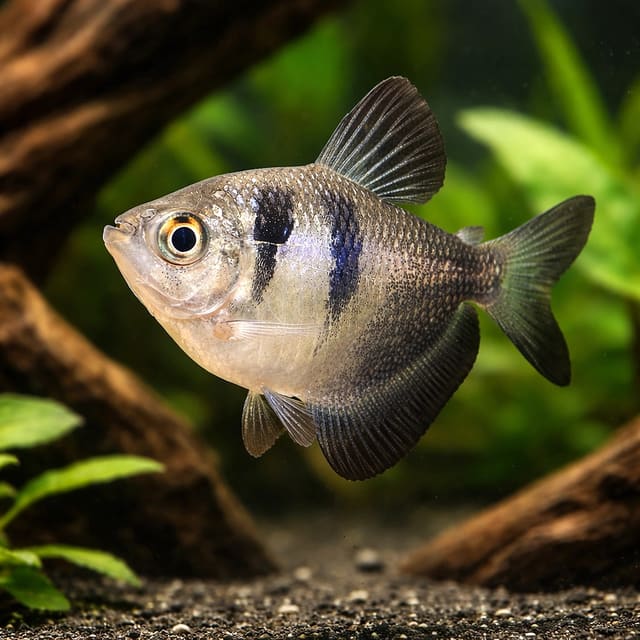 Black Widow Tetra (Gymnocorymbus ternetzi) supplier photo
