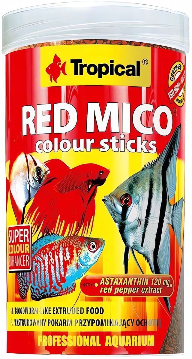 Tropical Red Mico 100ml/8g freeze-dried bloodworms pack