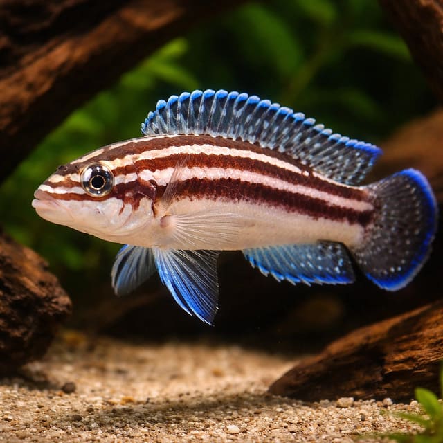 Blue-Brown Julie (Julidochromis dickfeldi)