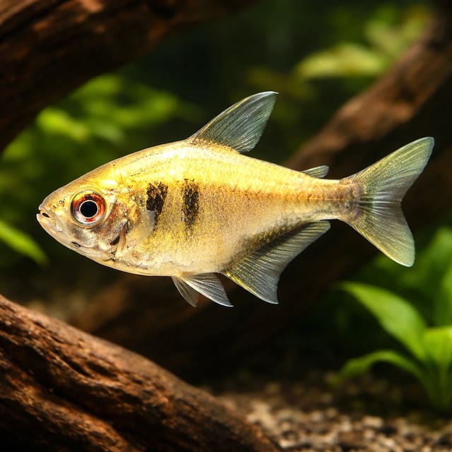 Brass Tetra source photo, Hyphessobrycon bifasciatus