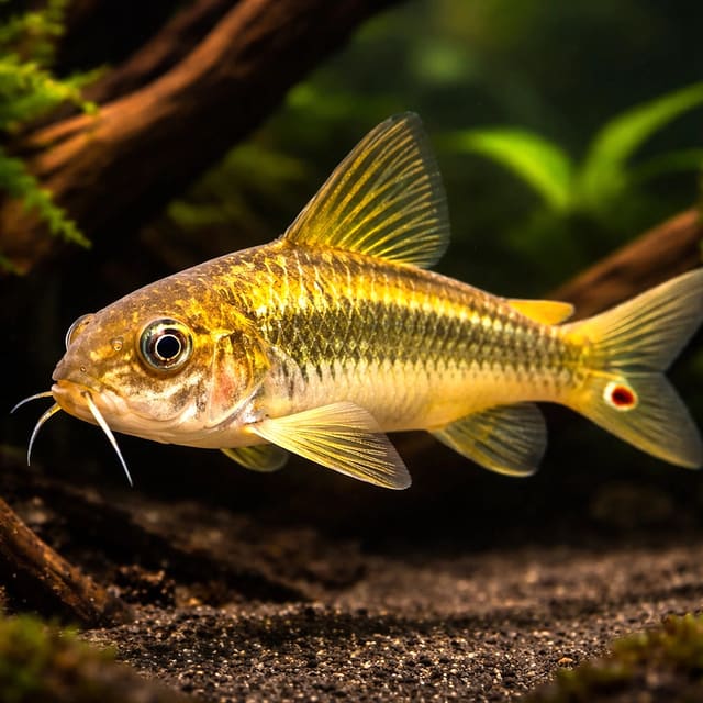 Bronze Catfish green strip — Fresh Water Fish
