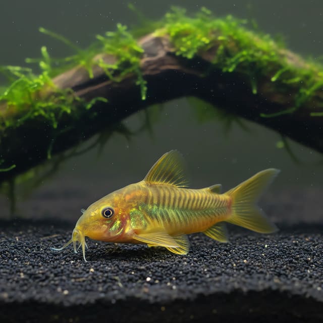 Albino Bronze Cory (Corydoras aeneus)