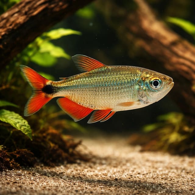 Buenos Aires tetra (Psalidodon anisitsi) species-reference illustration; one unsexed fish per quantity