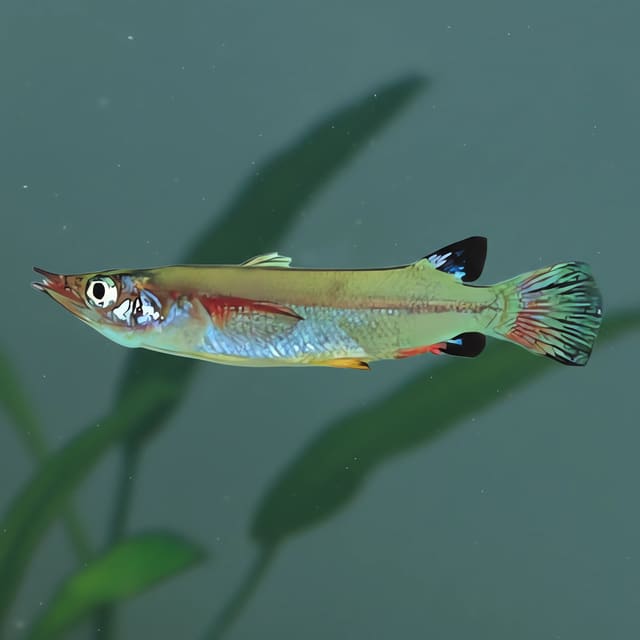 Celebes Halfbeak (Nomorhamphus celebensis) exact Petra source photo for