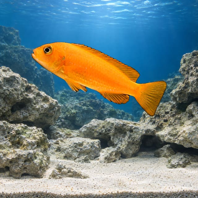 Coral Red Saulosi Mbuna (Chindongo saulosi) Lake Malawi cichlid