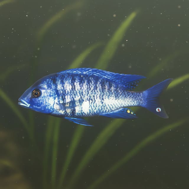 Chunky Hap Cichlid Protomelas annectens source photo