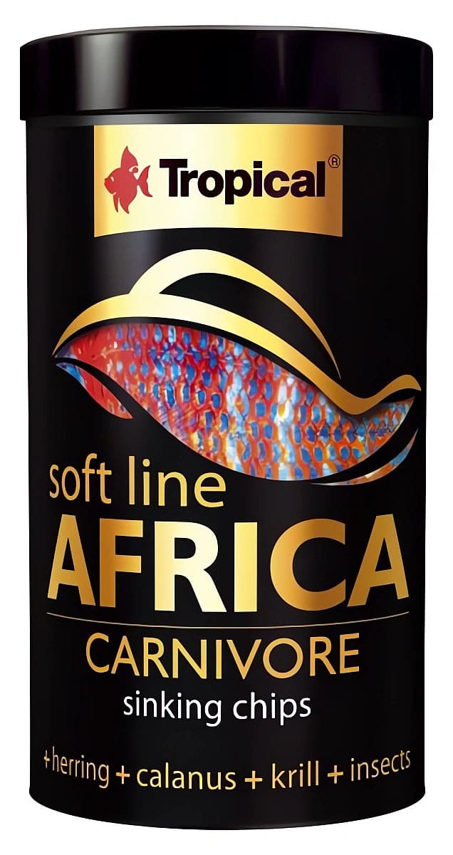 Tropical Soft Line Africa Carnivore – sinking chips for predatory African cichlids