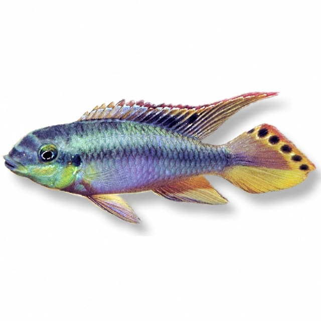 Common Krib Blue, Dwarf Rainbow (Pelvicachromis pulcher)