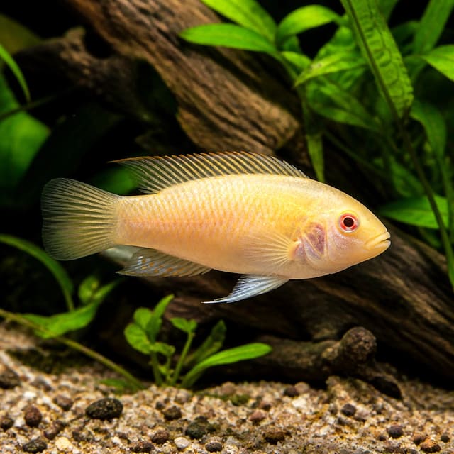Super Red Rainbow Kribensis (Pelvicachromis pulcher)