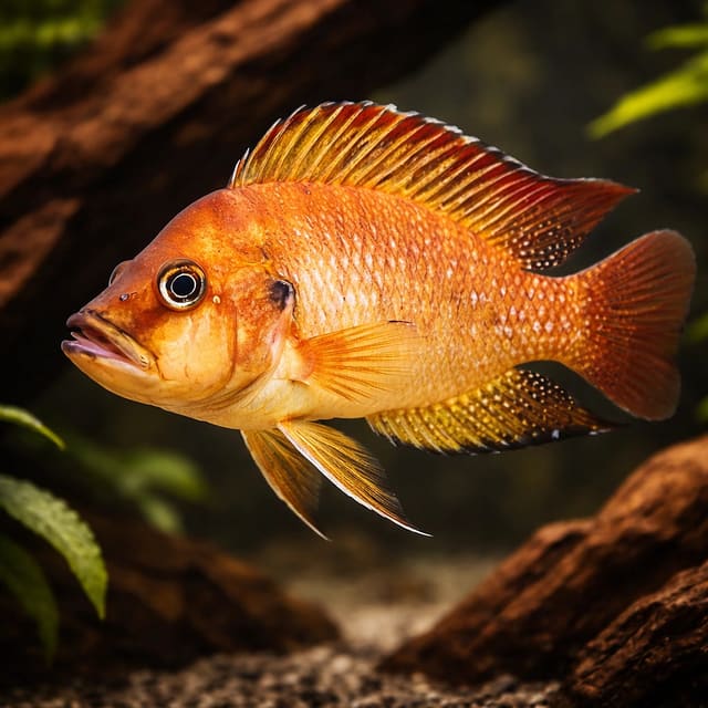Compressed Cichlid Red — Fresh Water Fish